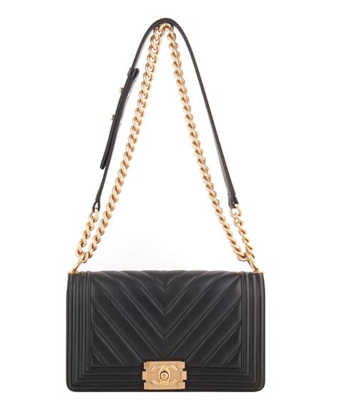 chanel boy chevron wallet|Chanel black boyfriend bag.